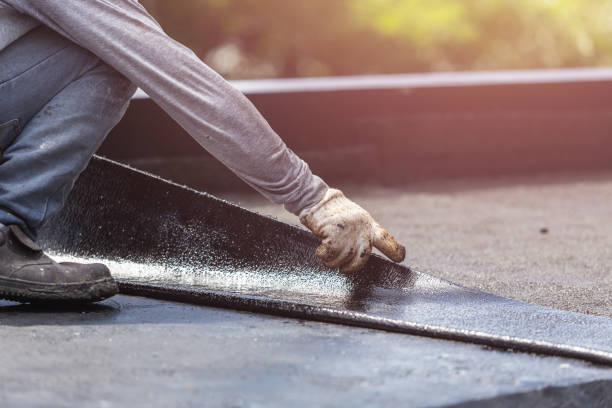 Professional Emergency Waterproofing technician working in Kansas, OH